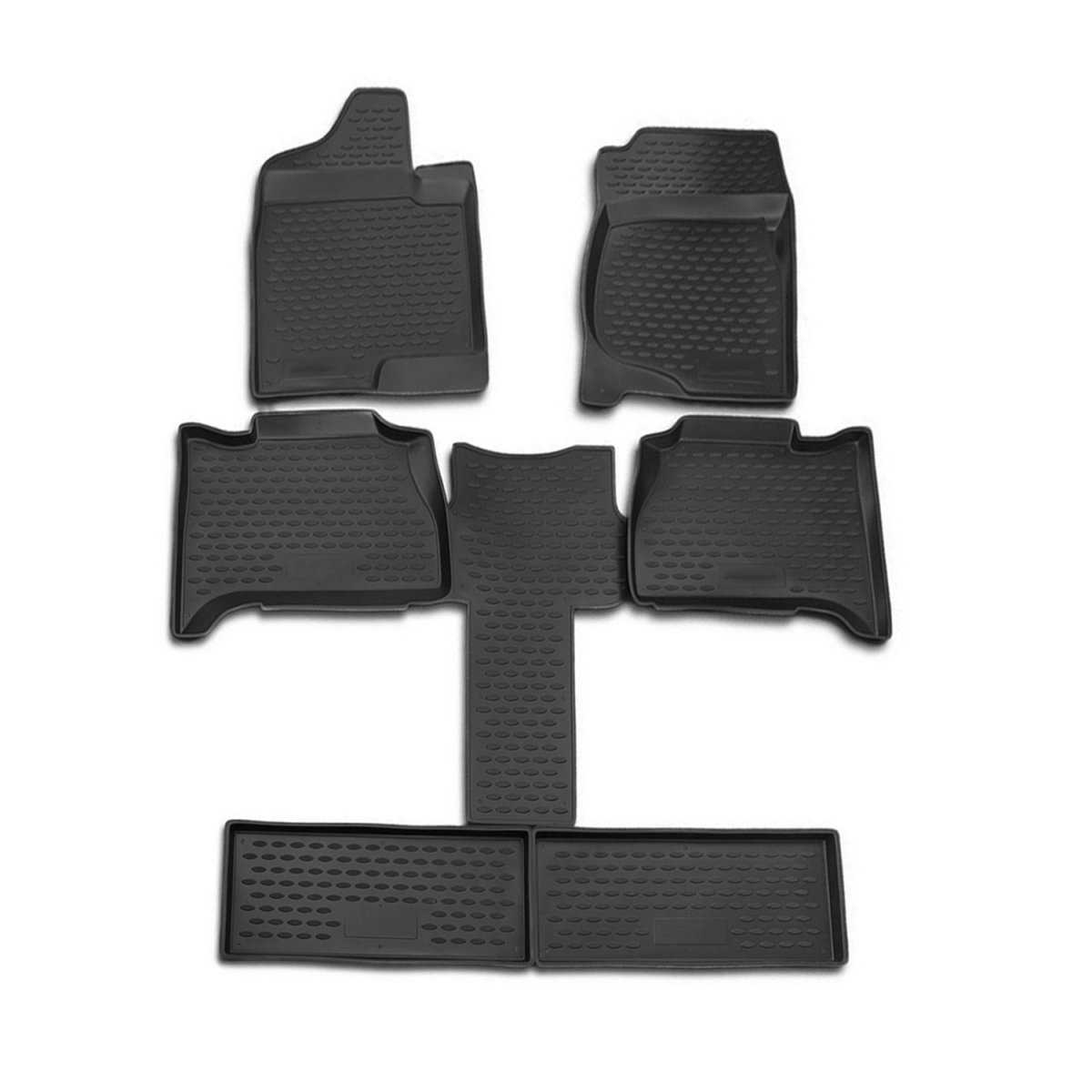 Chevrolet Tahoe Floor Mats - Omac - Rubber TPE - Black - '07-'14
